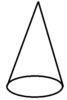 Upright cone